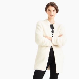 J. Crew Point Sur Fuzzy Cardigan Jacket - Small